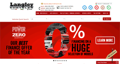 Desktop Screenshot of langleychrysler.com